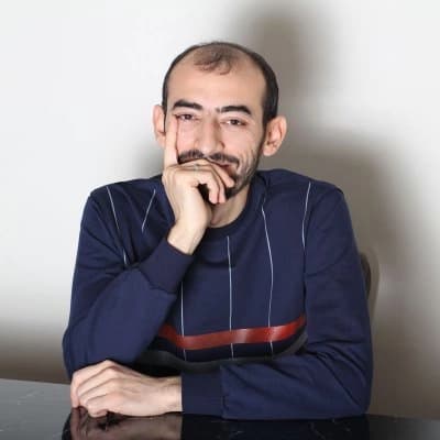 Speaking on stage at Dubai police station during a presentation